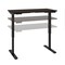 Bestar Universel 24“ x 48“ Standing Desk, Dark Chocolate 65857-79 - alternate 9